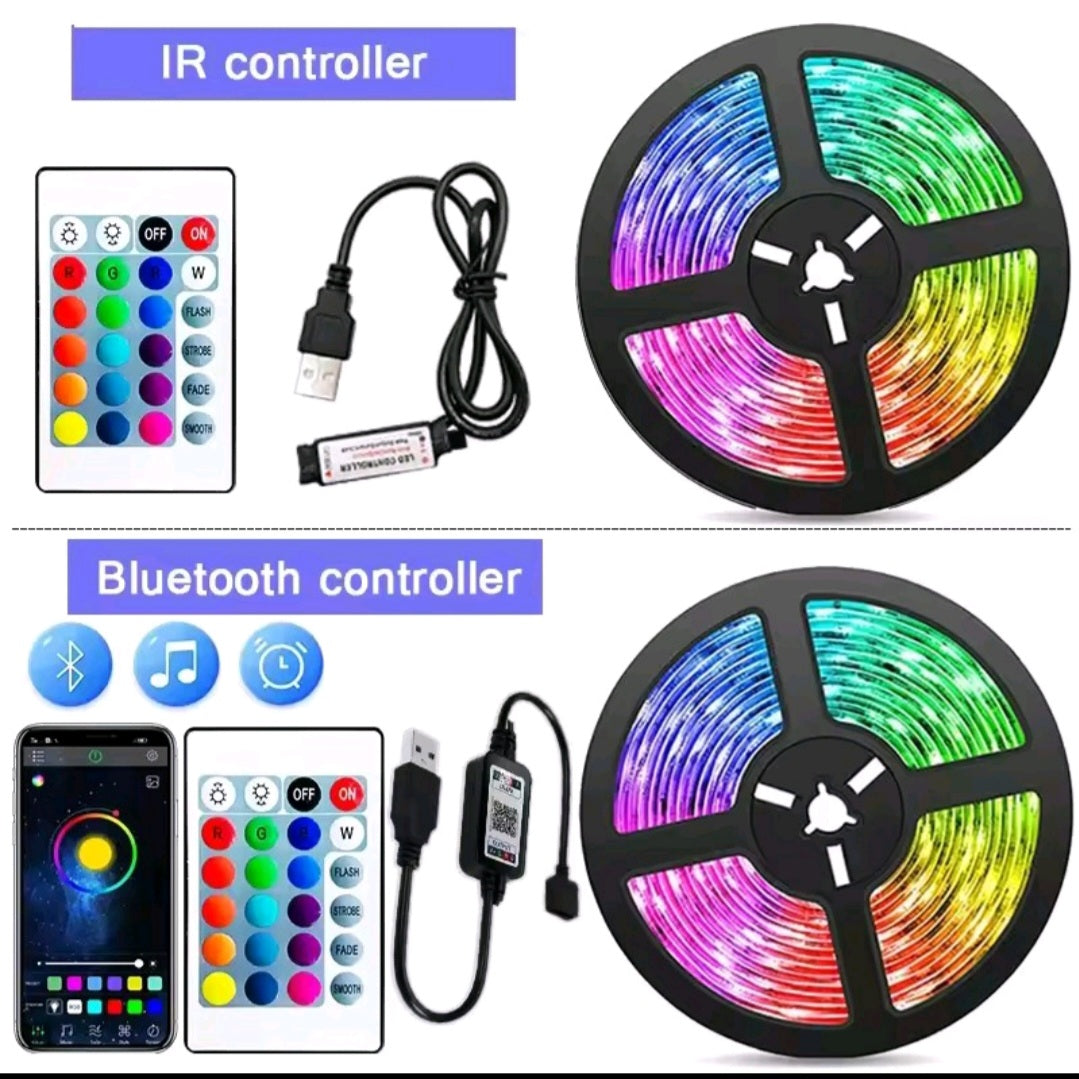 Tiras Led RGB 5050 con Bluetooth + App